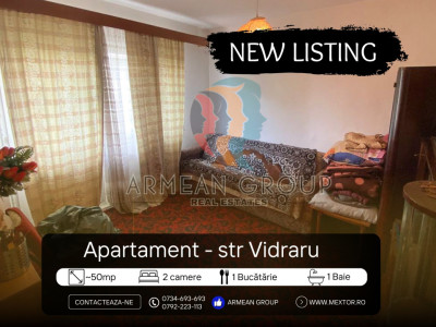Apartament 2 camere și 2 balcoane str Vidraru