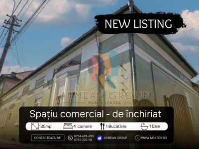 Spațiu comercial 135mp- stradă intens circulată