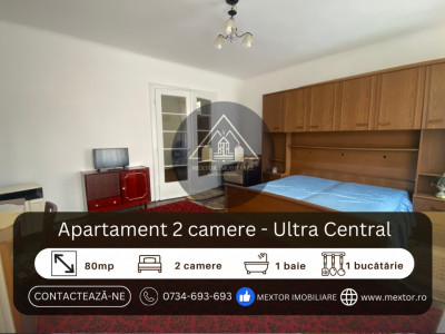 Apartament frumos de 2 camere, in Centru