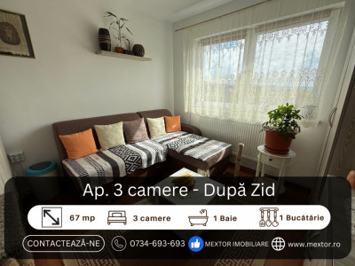 Apartament 3 camere, aproape de centru