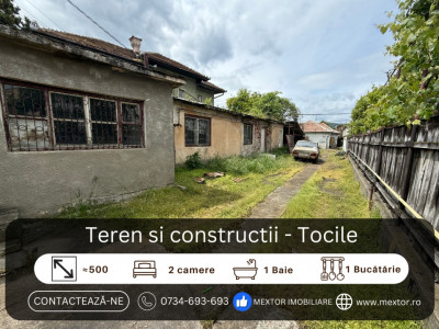 Teren cu constructii de vanzare