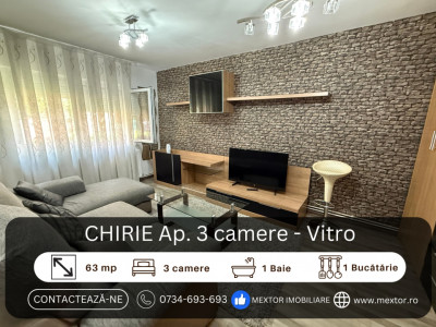 Apartament de inchiriat de 3 camere
